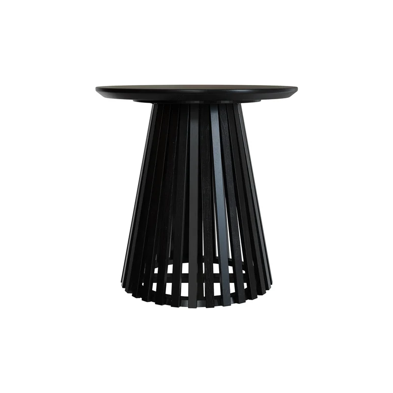 Table d'appoint Képès noire D50 cm