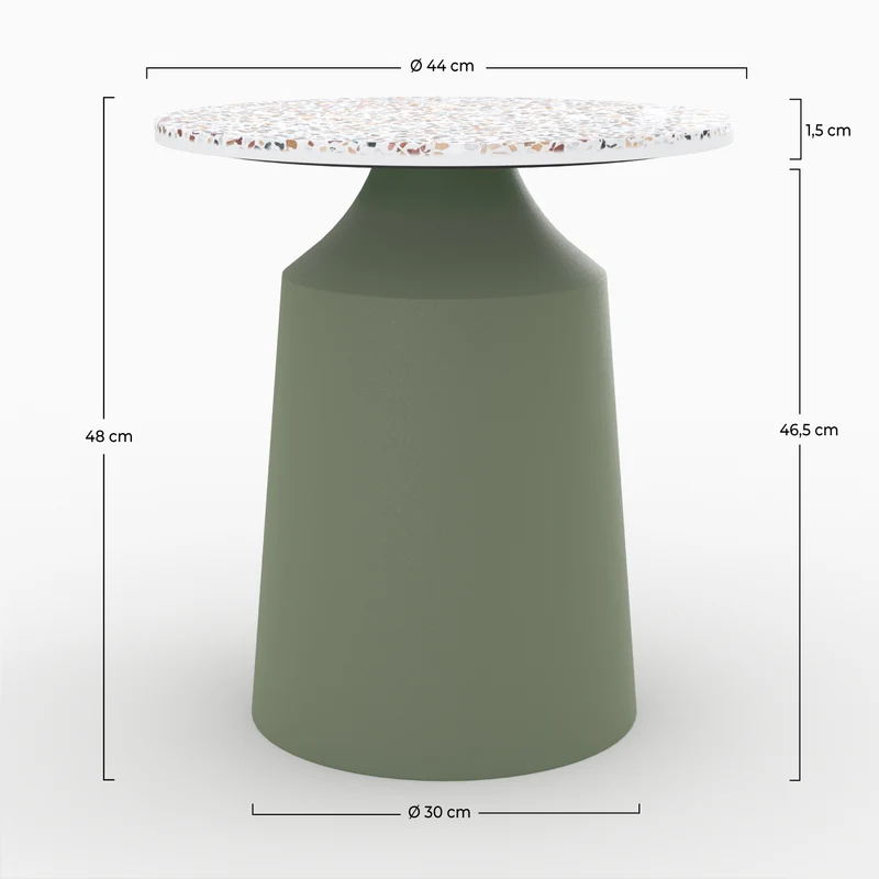 Table d'appoint Daphné D44 cm