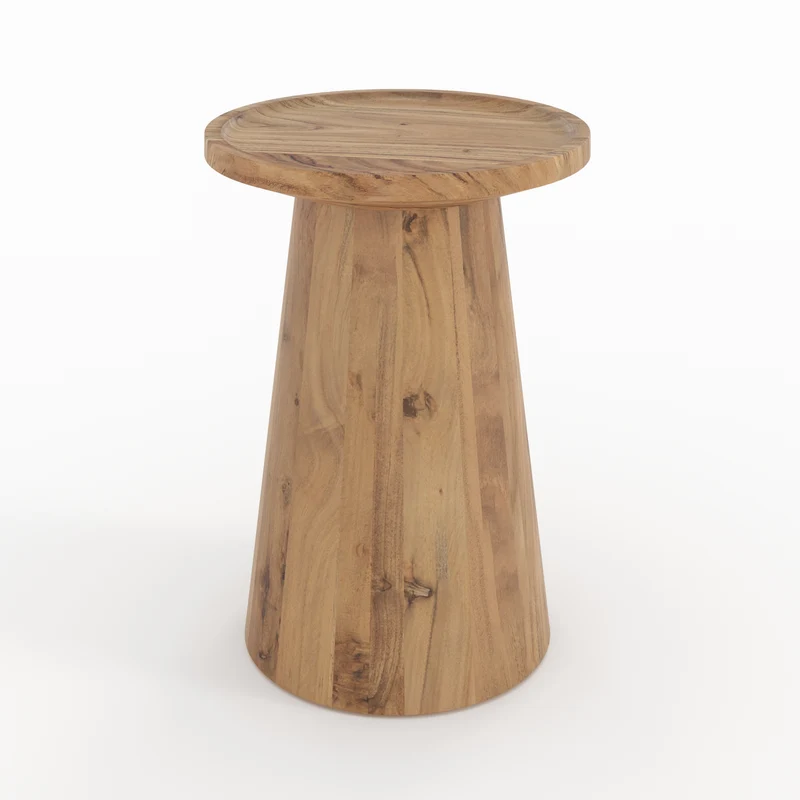 Table d'appoint Capucine en bois massif d'acacia