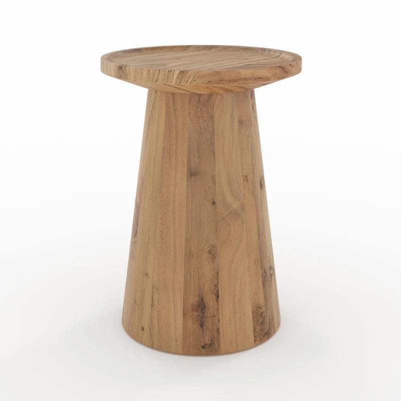 Table d'appoint Capucine en bois massif d'acacia