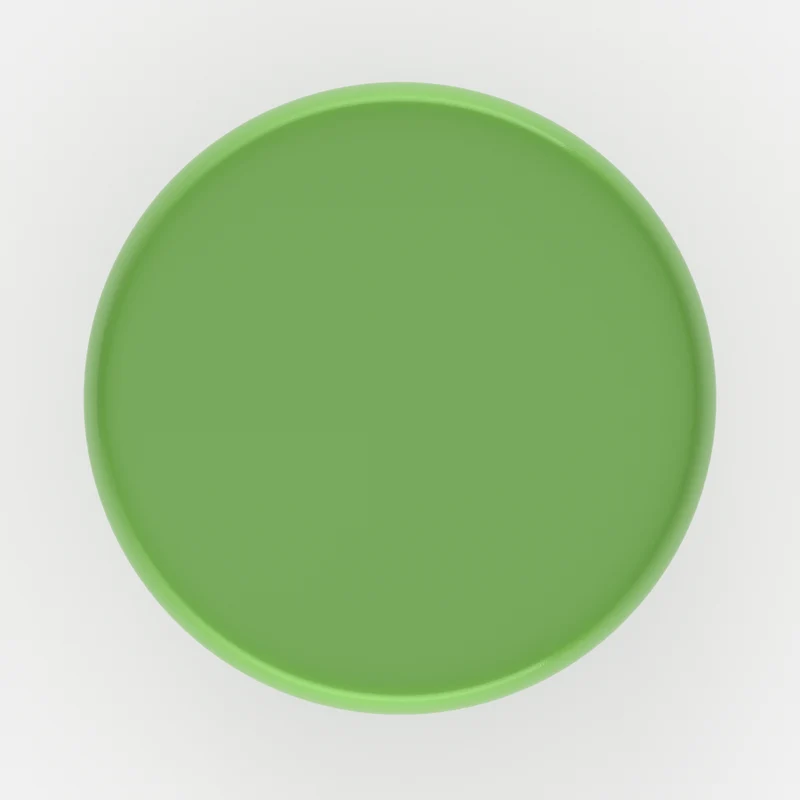 Table d'appoint Anouk en métal vert D40 cm