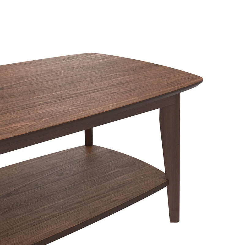 Table basse Sadi 120 cm en bois foncé