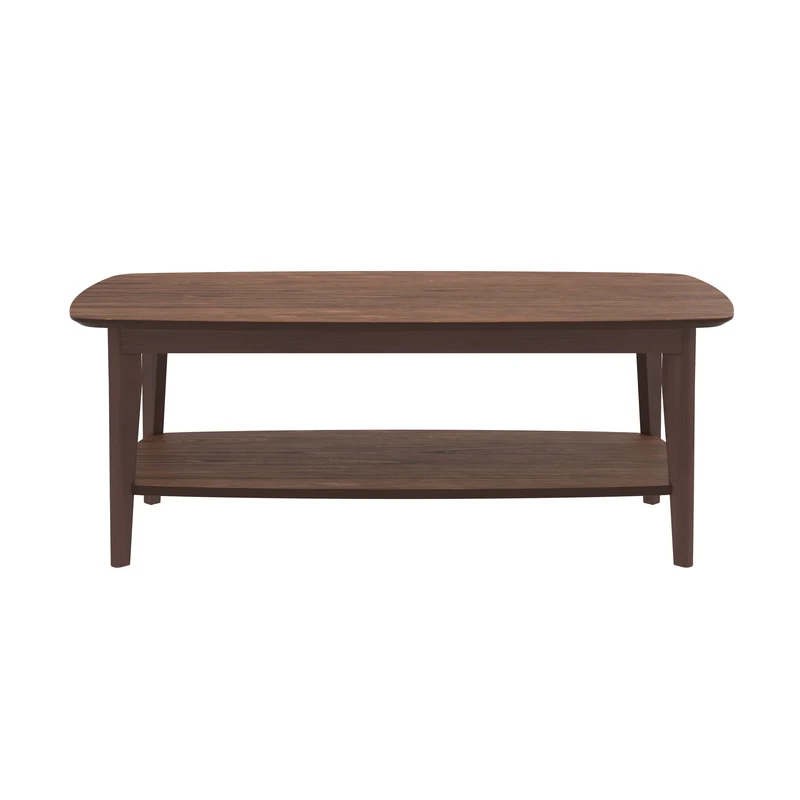 Table basse Sadi 120 cm en bois foncé