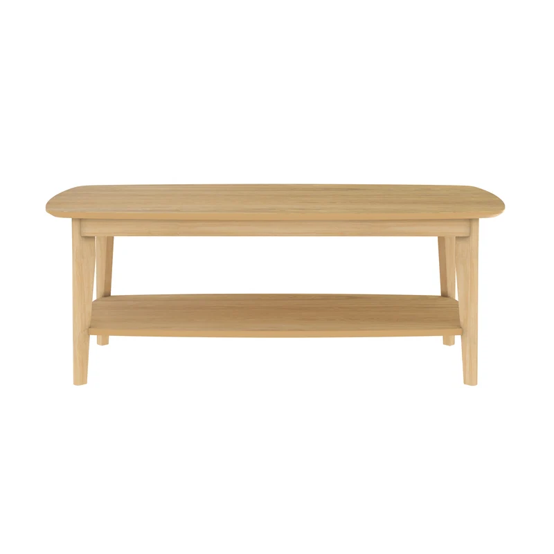 Table basse Sadi 120 cm en bois clair