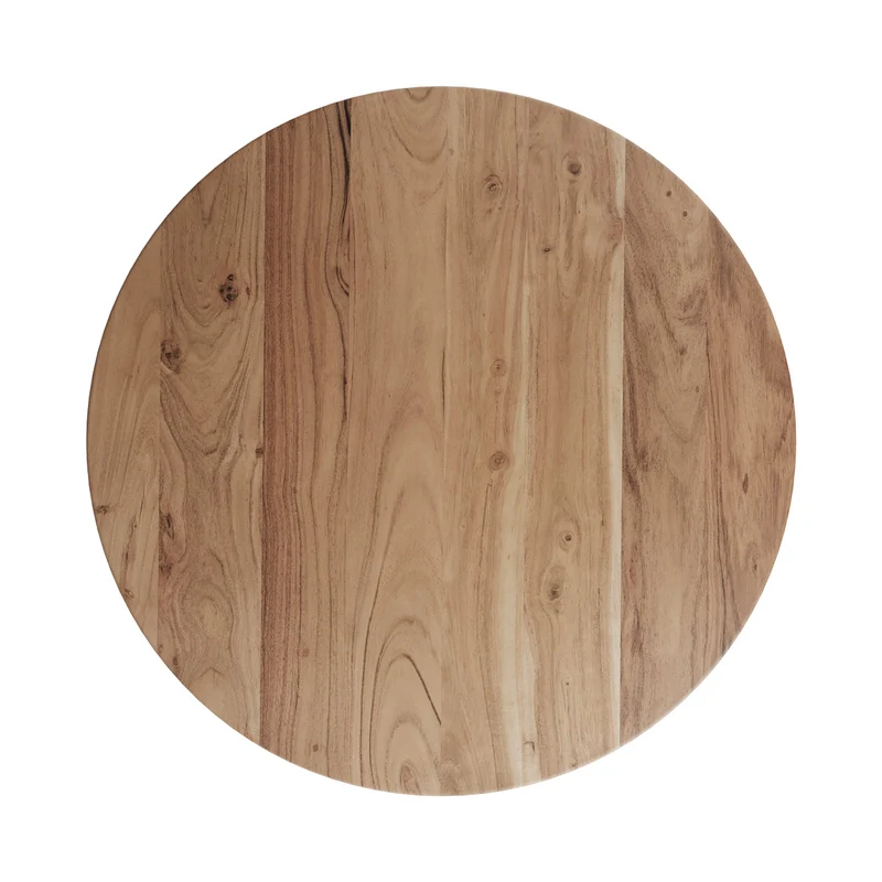 Table basse Képès bois clair D80 cm