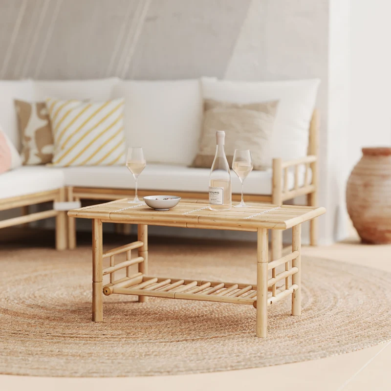 Table basse Vadella en bambou