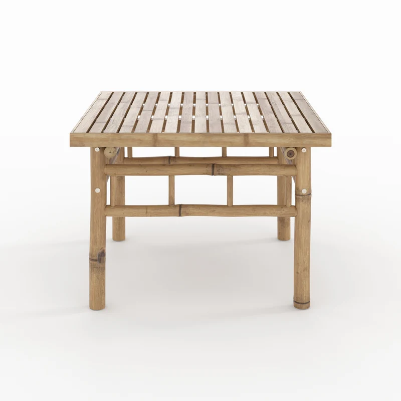 Table basse de jardin Vadella en bambou