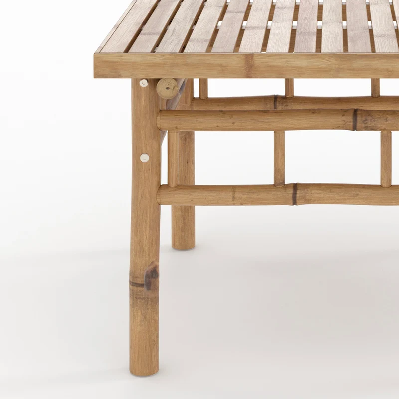 Table basse de jardin Vadella en bambou