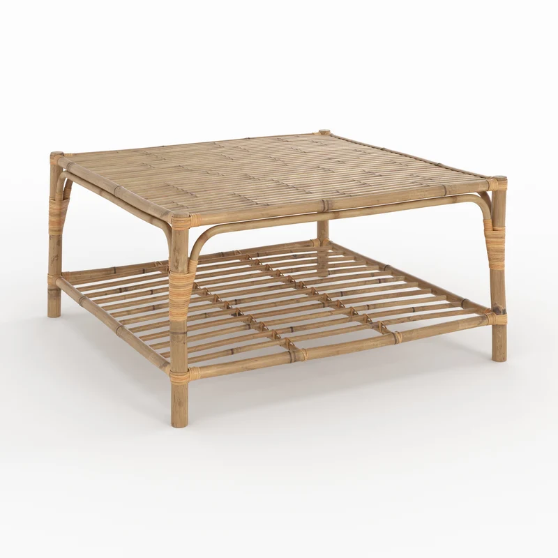 Table basse de jardin Timy en bambou