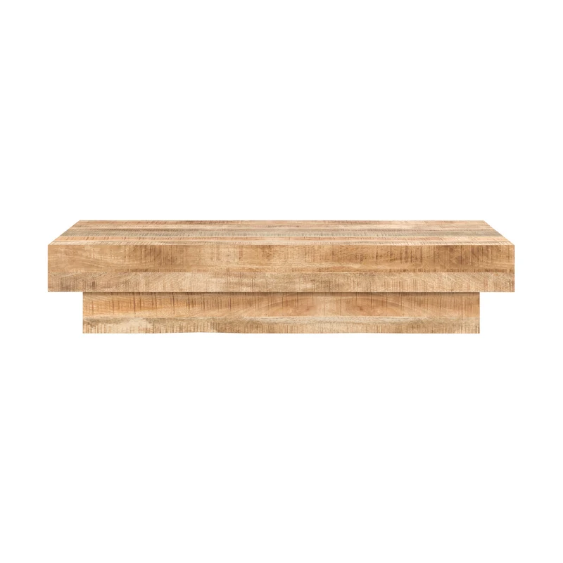 Table basse Aréto en bois de manguier