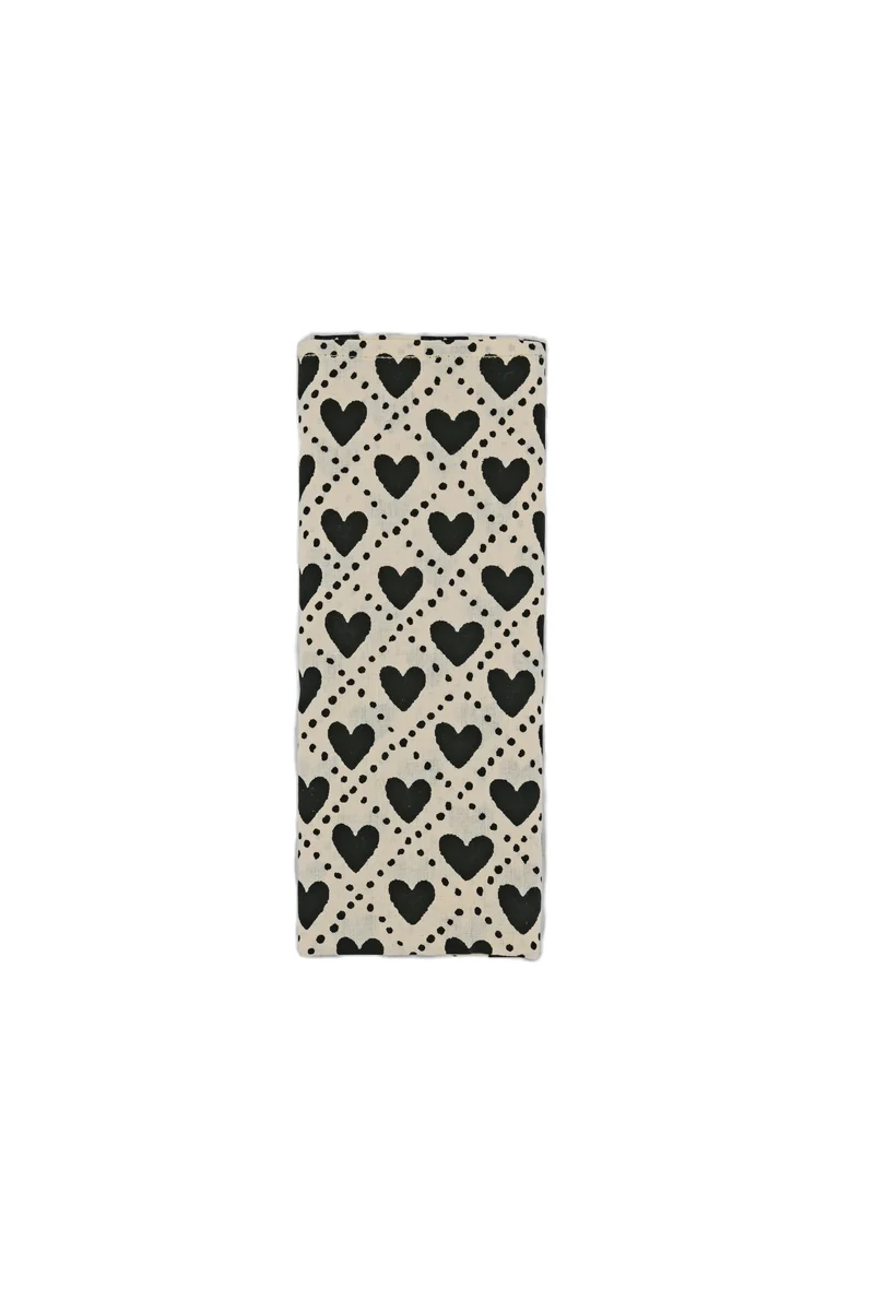 Serviette coeur