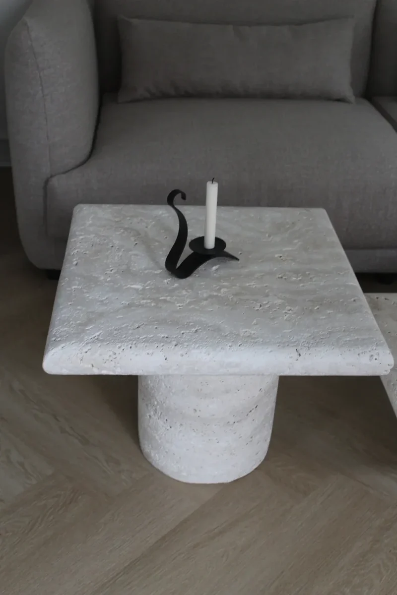 Table basse Carré S Nomad Travertin