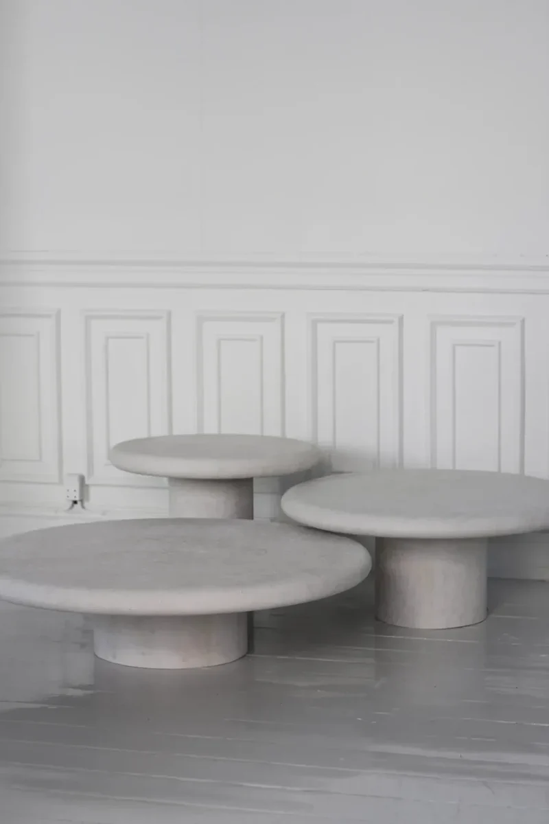 Table basse Ronde M Nomad Grès
