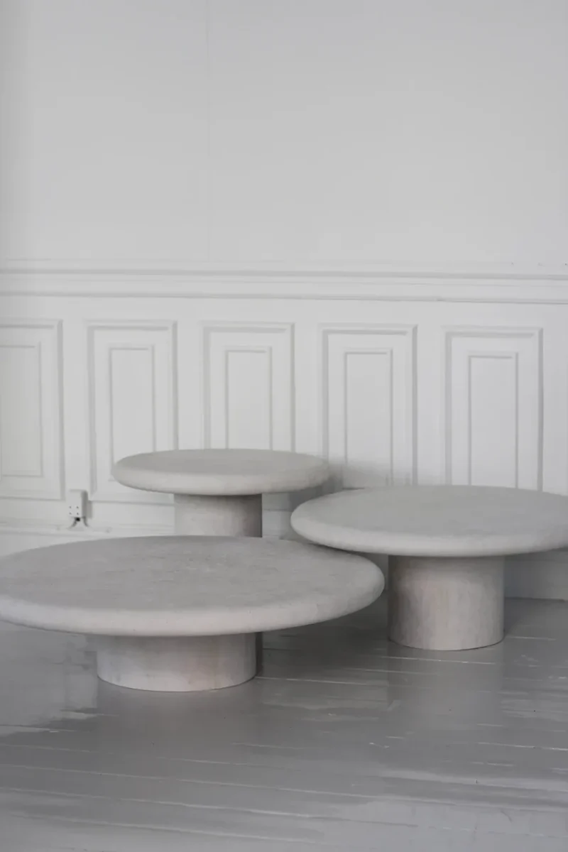 Table basse Ronde L Nomad Grès