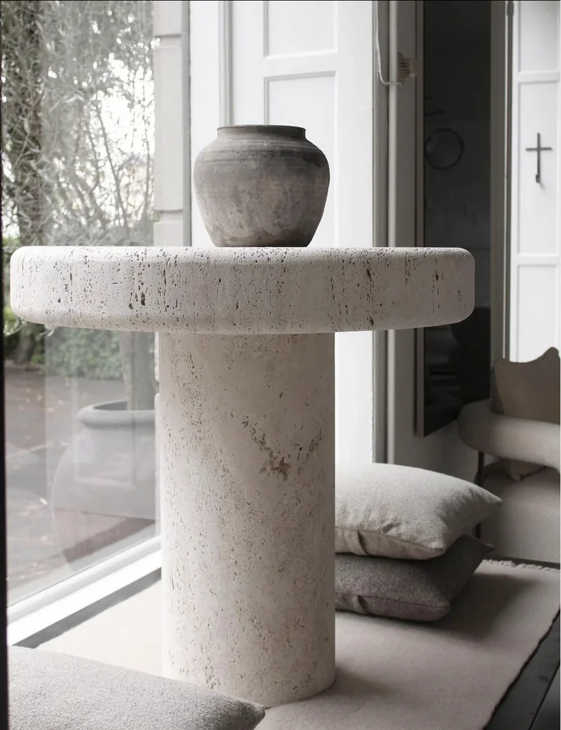 Console Petit Travertin Géant