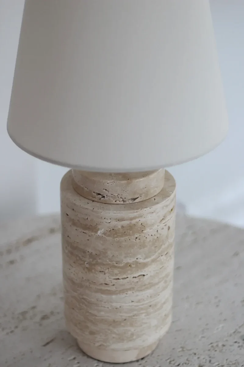 Lampe de table Noct Travertin