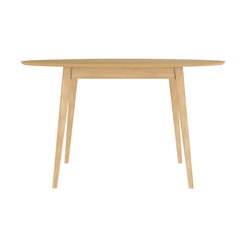 Table ovale Eddy 4 personnes en bois clair 130 cm