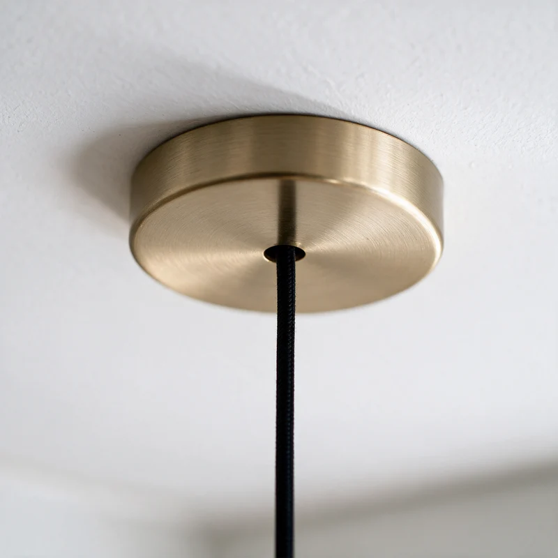 Suspension Ramo en métal doré D61 cm