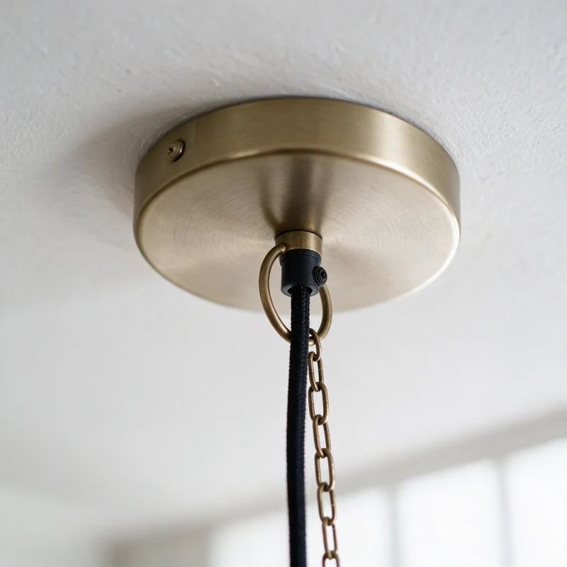 Suspension Elora en métal doré D72 cm