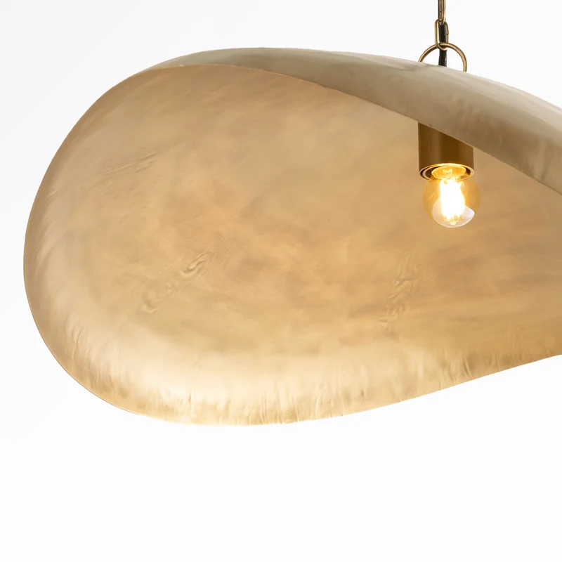 Suspension Pacha en métal doré D74 cm