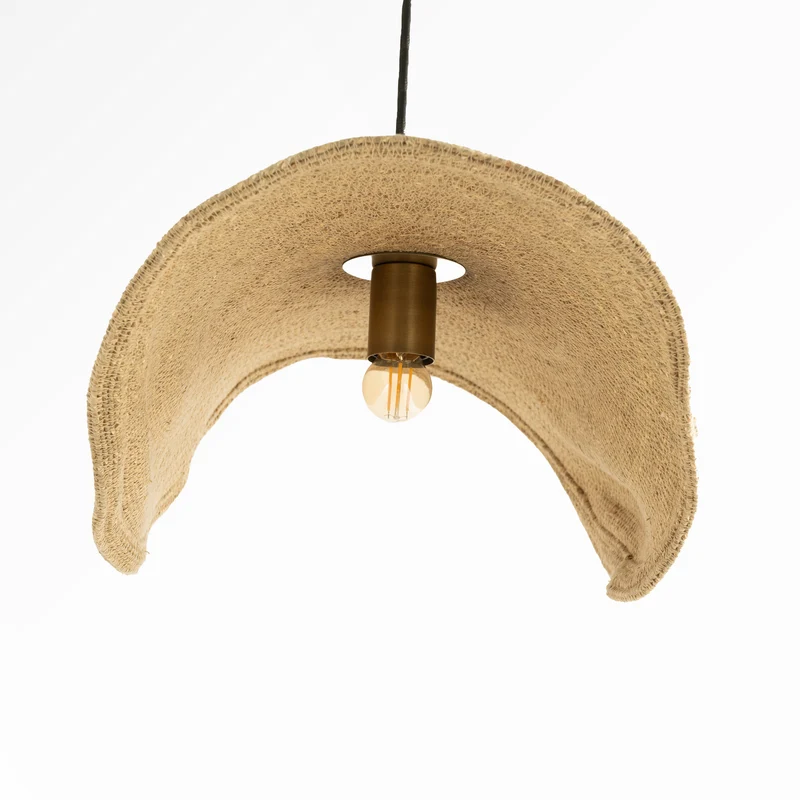 Suspension Maho en matière naturelle et métal D61 cm