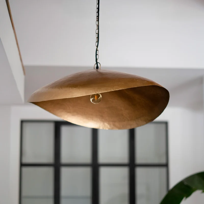 Suspension Elora en métal doré D72 cm