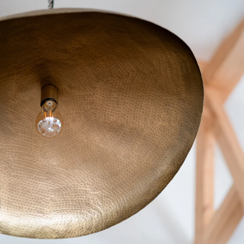 Suspension Elora en métal doré D72 cm
