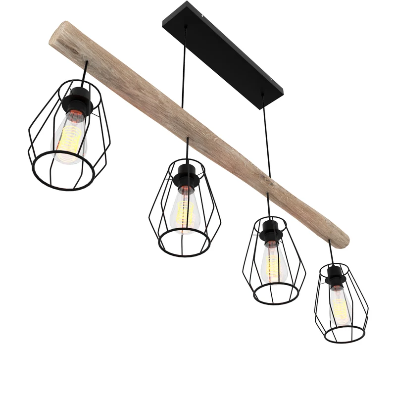 Suspension Clotilde 4 lampes