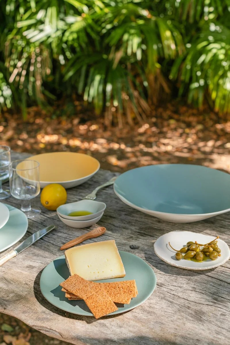 Assiette L Jardin de Maguelone Kale