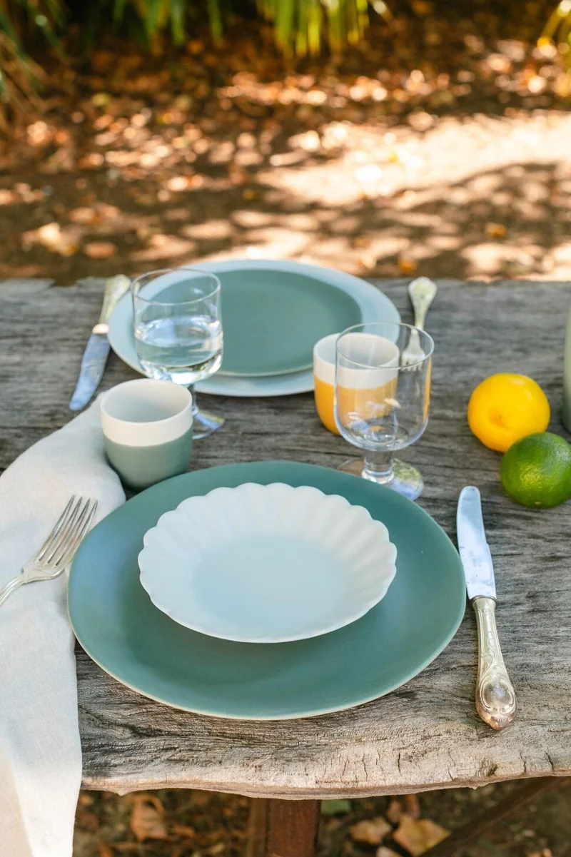 Assiette L Jardin de Maguelone Kale