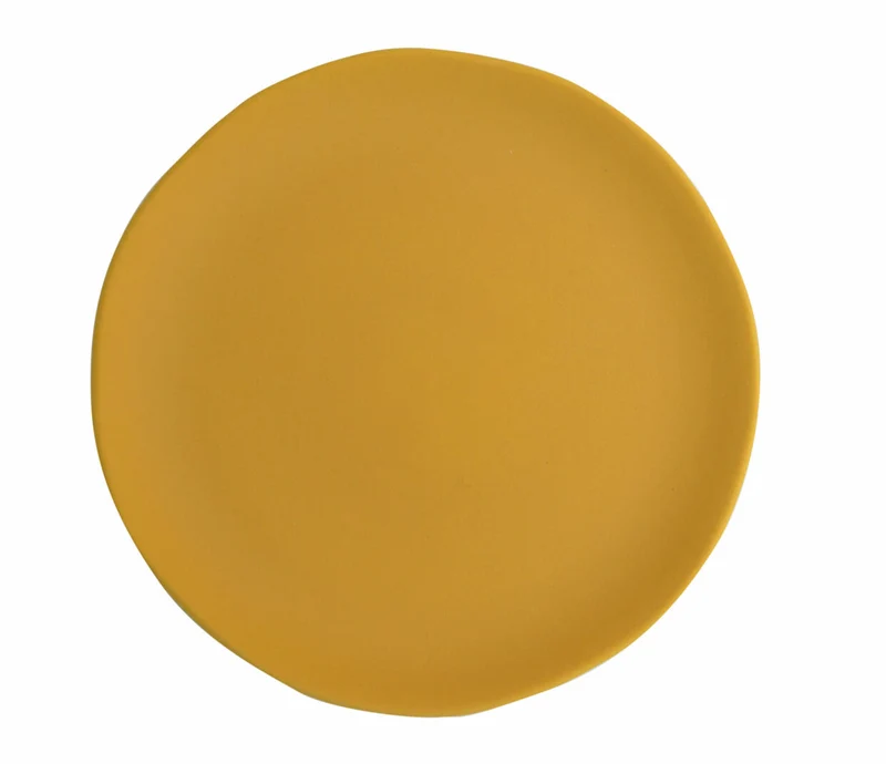Assiette L Jardin de Maguelone Curcuma