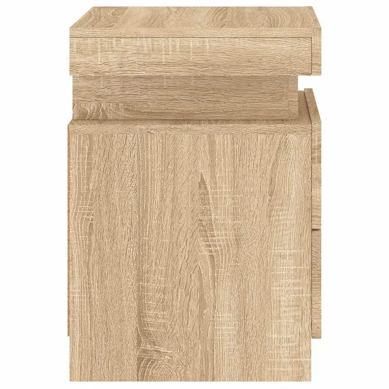 Table de Chevet Bois avec LED