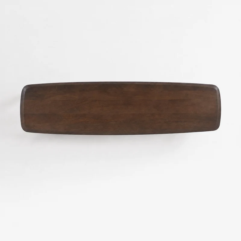 Console Maya en bois de manguier massif marron foncé 150 cm