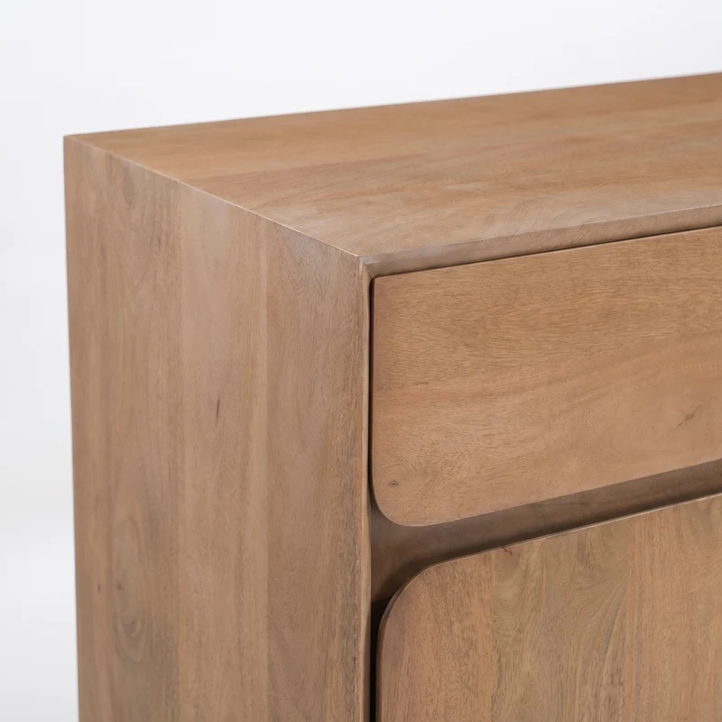 Buffet Achille en bois de manguier marron clair