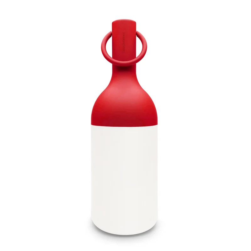 Lampe nomade Elo en plastique rouge