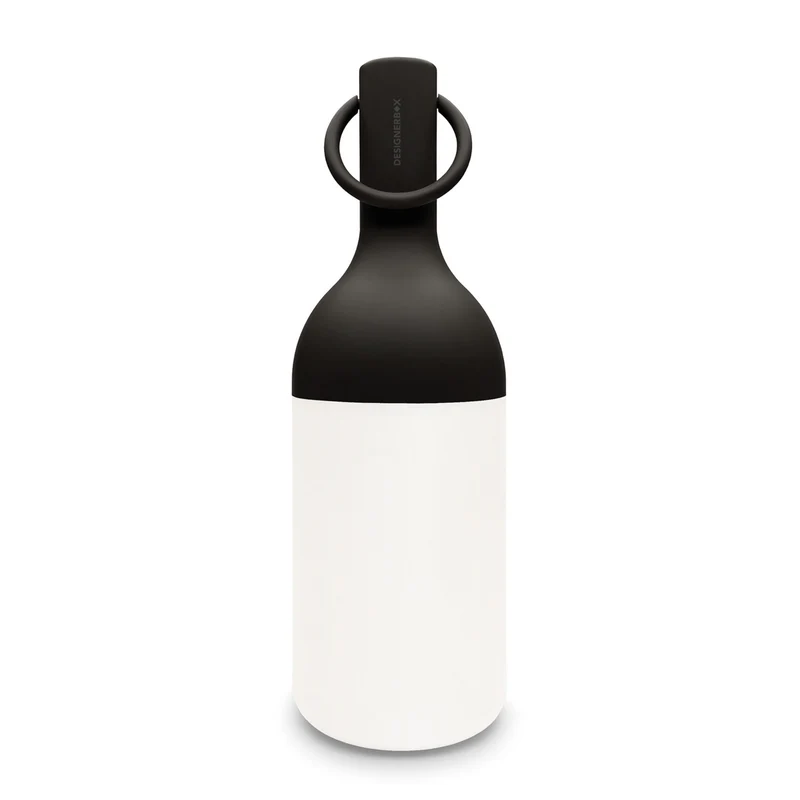 Lampe nomade Elo en plastique noir