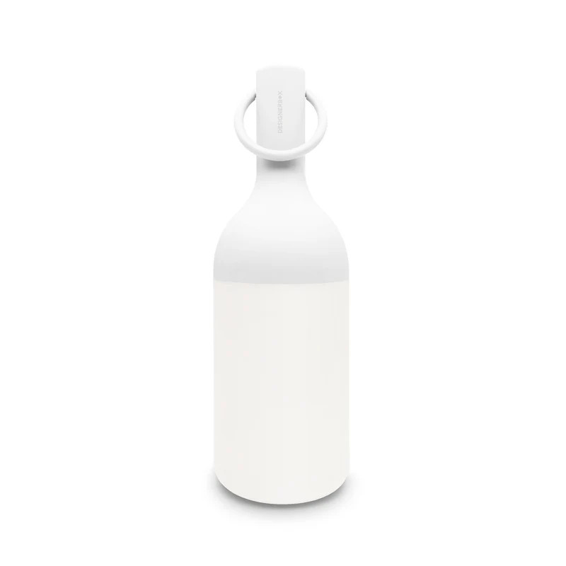 Petite lampe nomade Elo en plastique blanc