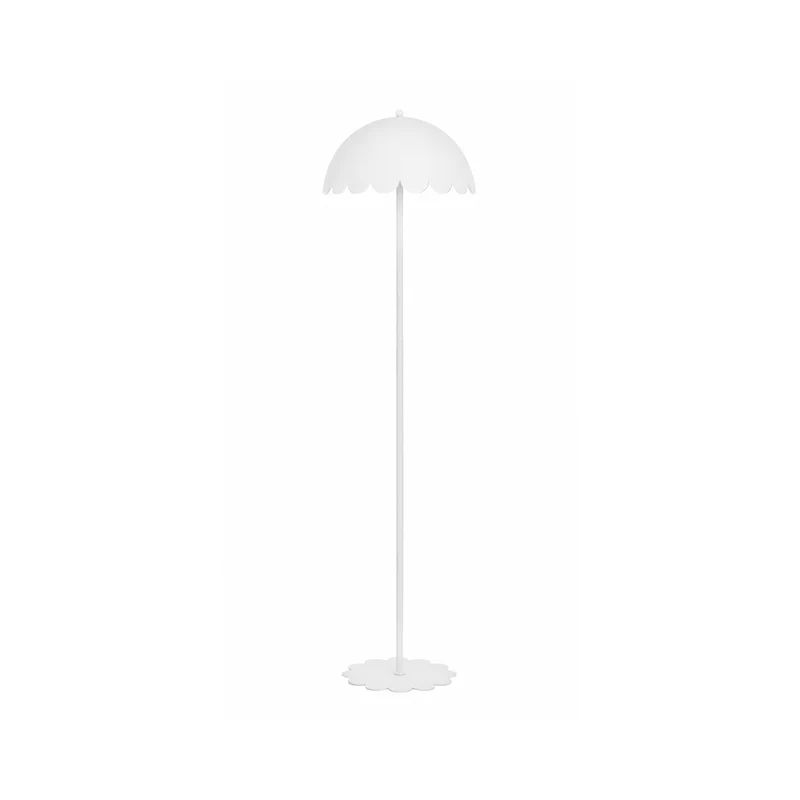 Lampadaire Flow en métal blanc H142 cm