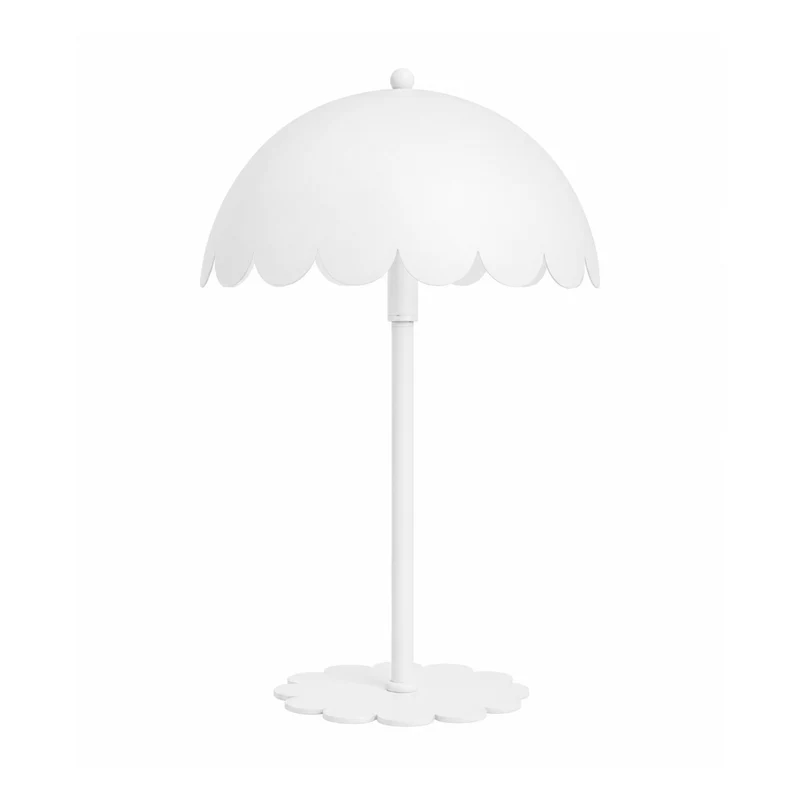 Lampe à poser Flow en métal blanc H43 cm