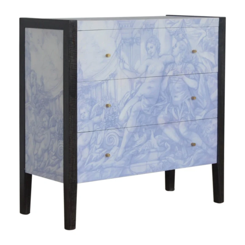 Mayah™ - Commode motif grec antique fait-main