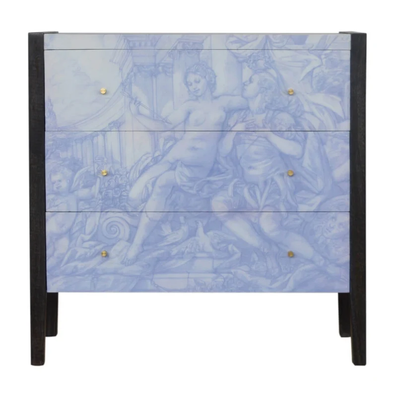 Mayah™ - Commode motif grec antique fait-main