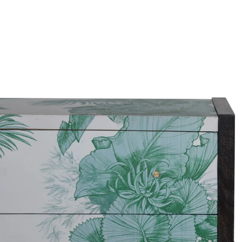 Mayah™ - Commode motif floral fait-main