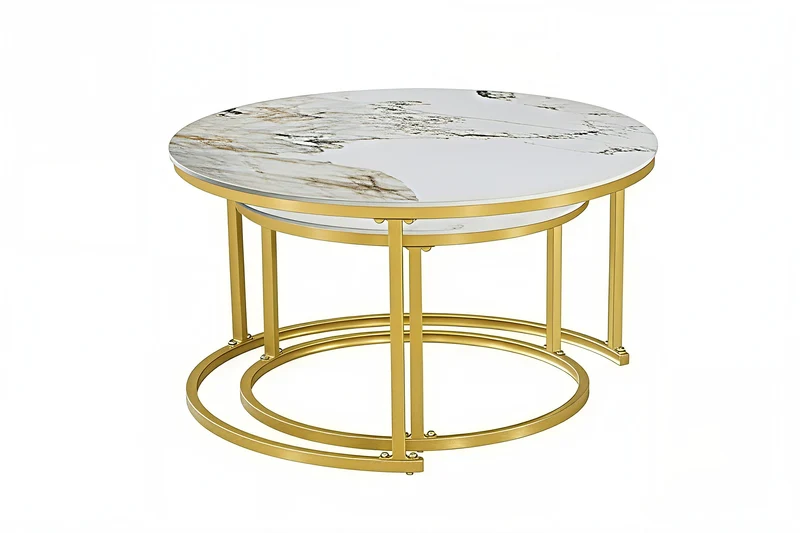 PANDORA GOLD™ – NESTING COFFEE TABLE SET – IF-2632