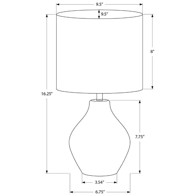 TERRAVA FORGE™ – CONTEMPORARY RESIN TABLE LAMP – I 9772