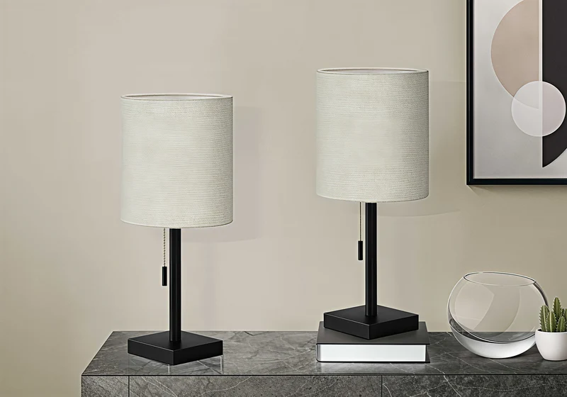 NOVERA DUO™ – MODERN TABLE LAMP SET WITH USB (2-PIECE) – I 9650