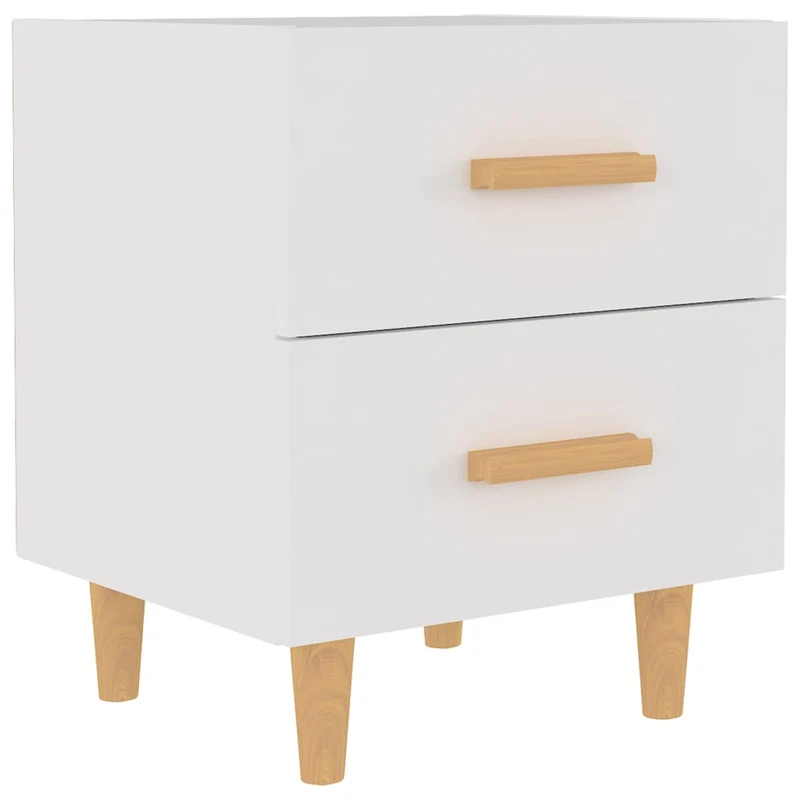 Table de Chevet Scandinave Blanche