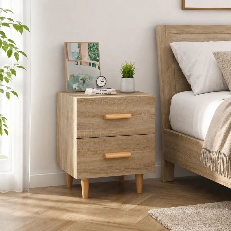 Table de Chevet Scandinave Blanche