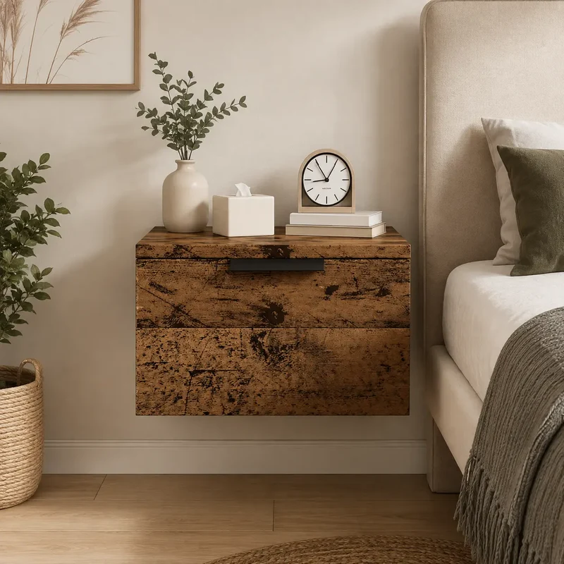 Table de Chevet Murale Suspendue
