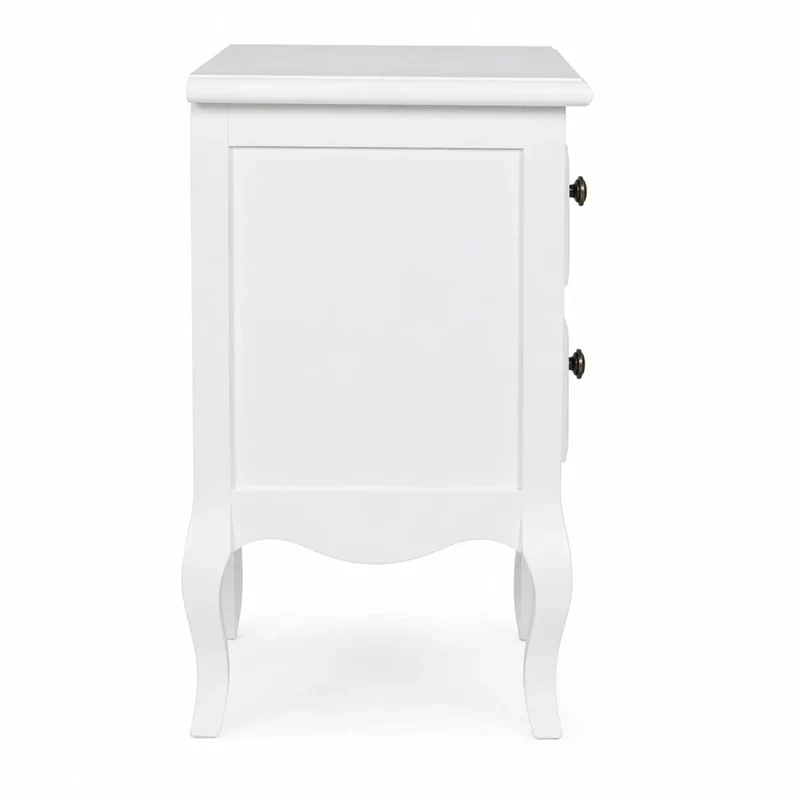 Table de Chevet Vintage Blanche