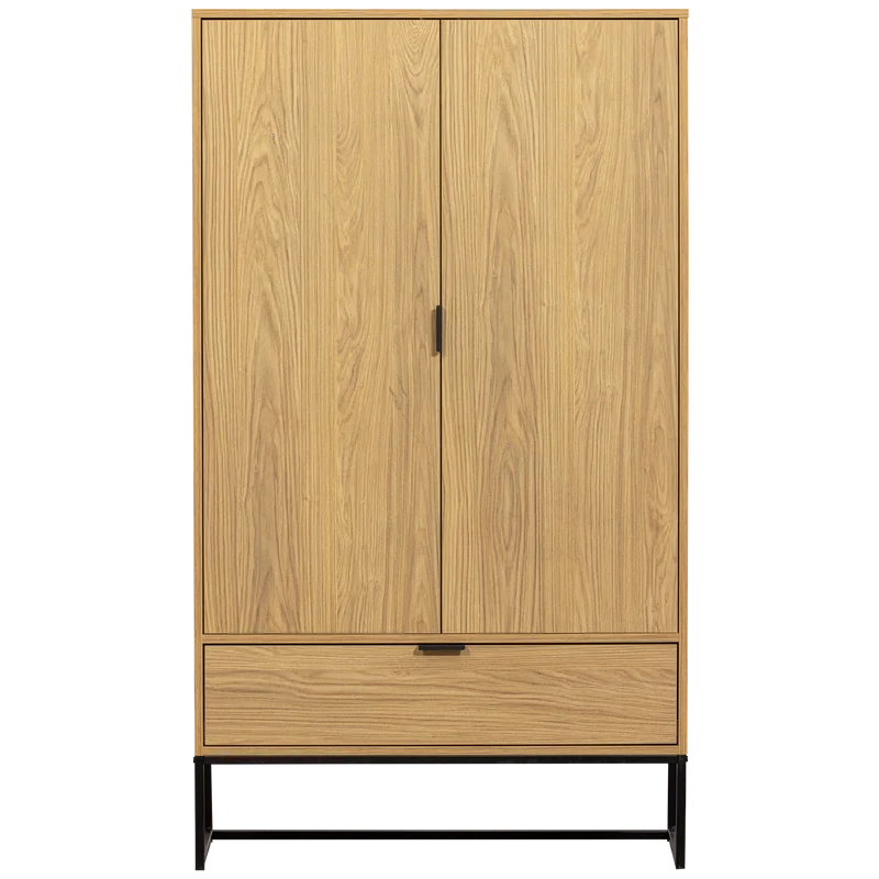 Silas 2-deurs kast eiken decor